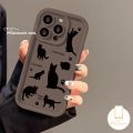 Black Cat Kitten Brand Case For Infinix Smart 8 7 Hot 30i 30 Play Tecno Spark Go 2024 10C 10 Go 2023 Camon 20 Pro Note 12 G96 30 Pro English Letters Couples Angel Eyes Soft Cover. 