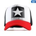 【ALLGOOD】New Hot Selling Hip-hop Hollow Five-pointed Star Fashion Net Baseball Cap Wholesale. 
