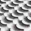 60 Pairs 3D Chemical Fiber Lashes Natural False Eyelashes Dramatic Volume Lashes Makeup Extension Eyelashes. 