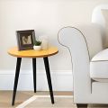 Coffee Table Decorating Items For Home Furniture Round Table Tables Table Decoration Pieces Tables For Living Room Table Curved Foldable Side Table cooffee table 16 Inches Top and 20.5 Inches Height  with Solid Wooden legs Sure Shop. 