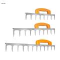 Tiling Masonry Tool Notch Trowel Lightweight Easy to Push and Pull Professional Paving Tiles Device Tiles Flooring Hand Trowel for Craftsmen. 