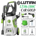 LUTIAN - LT306-1800C -  140 BAR HIGH CAR PRESSURE WASHER - 1800 WATTS -AUTO START - SELF PRIMING - PORTABLE- 2 IN 1 GUN ( LONG & SHORT). 