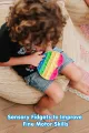 Pop It Silicone Push Pop Bubble Fidget heart shape toy. 