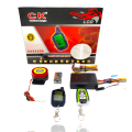C K Two 2 Way LCD Motorcycle Alarm System Remote Control Vibration Alarm Theft Protection Moto Scooter Motor Security Alarm Engine Start. 