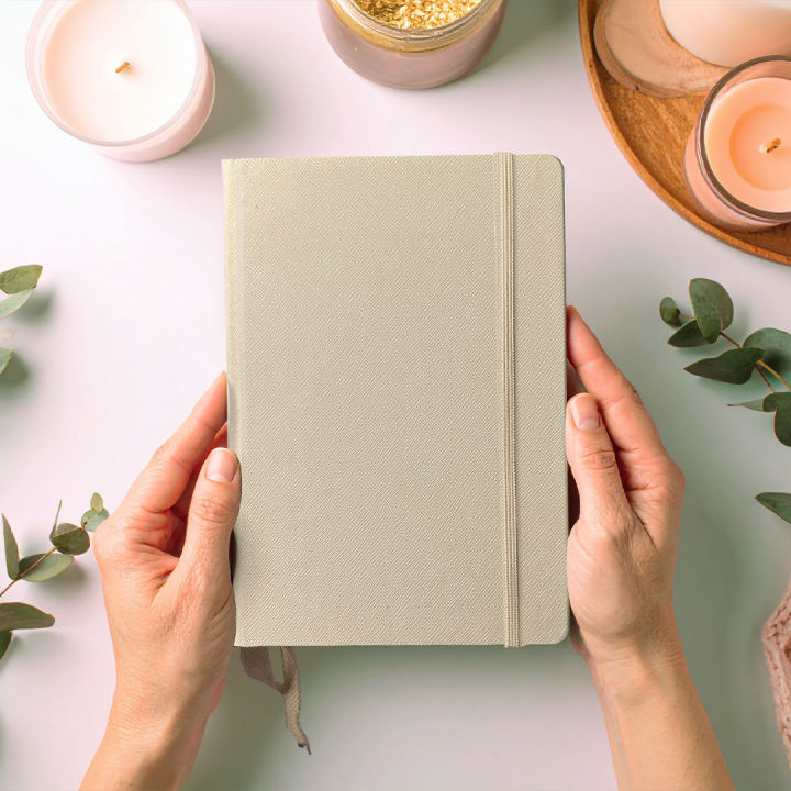 Minimal Sage Green Bullet Journal · Dotted Notebook for Creative ...