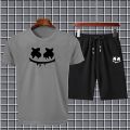 Marshmellow Printed Half Sleeves Gym wear Summer Tracksuit For Boys & Girls T-Shirt & Shorts Gym Sports Outdoor Gaming Tracksuit for Men_Boys_Girls_Women Party Wear. 