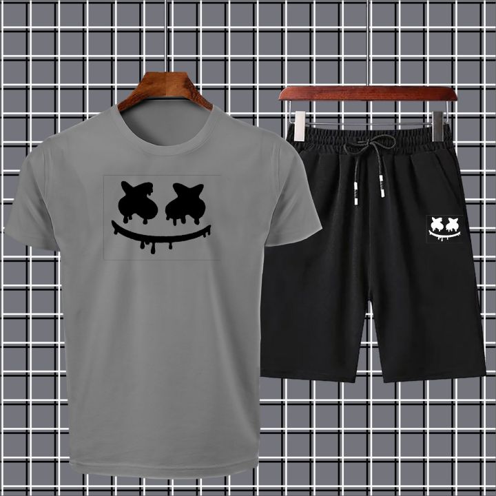 Marshmellow%20Printed%20Half%20Sleeves%20Gym%20wear%20Summer%20Tracksuit%20For%20Boys%20&%20Girls%20T-Shirt%20&%20Shorts%20Gym%20Sports%20Outdoor%20Gaming%20Tracksuit%20for%20Men_Boys_Girls_Women%20Party%20Wear%20-%20Image%205