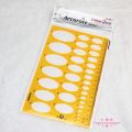 Ellipse / Oval Template / Stencil. 
