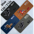Vivo Y20 / Y12s – Polo Embroidered Faux Leather Rexine Back Cover | Stylish Polycarbonate Shell Phone Case for Durable Protection | PLC. 