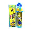 Minions Kids Stainless Steel Water Bottle Hot and Cold Resistant Vacuum Hydro Flask with Straw Lid Water Bottle for School Kids 500ml. 