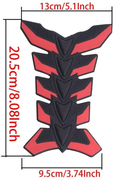 Motorcycle%20Fuel%20Tank%20Decals%203D%20Rubber%20Protector%20Pad%20Sticker%20Red%20-%20Image%205
