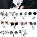 1 Pair Wedding Cuff Button Alloy Jewelry Shirt Cufflinks Men's Fashion Business Party Decor. 