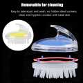 Hair Wash Brush Hair scalp Massage Brush Silicone Head Anti Dandruff Shampoo Haircare Massager Comb Someday Silicone Comb Brush scalp Massager Bath and Shampoo Hair. 