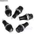 1SET 5Pcs 5mm x 20mm Fuse Holder Chassis Panel Mount Fuseholder Socket 50V 10A. 