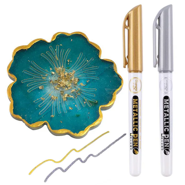 Metallic%20Waterproof%20Permanent%20Paint%20Pens%20DIY%20Epoxy%20Resin%20Craftwork%20Art%20Marker%20Encounter%20-%20Image%204
