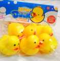 Pack Of 6 Chu Chu Bath Tub Play Squishy Toy For Kids. 