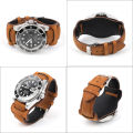 Retro Handmade Men's Wrist Watch Band 18mm 19mm 20mm 21mm 22mm Leather Cuff Watch Strap Business Watch Band Universal. 