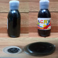Acrylic Color Paints 75 ml Bottle Pack of 2 Bottles White &  Black ColorArt # SS-Acrylic 75ml-W&B-1 Pc-002. 