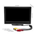 5 Inch Car Rear View Monitor, TFT LCD Display Monitor for DVD Vehicle Backup Cameras Vehicle Reversing Parking System. 