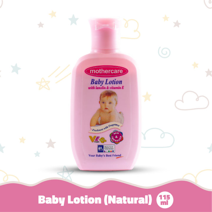 Mothercare Baby Lotion Natural With Vitamin E Medium 115ml