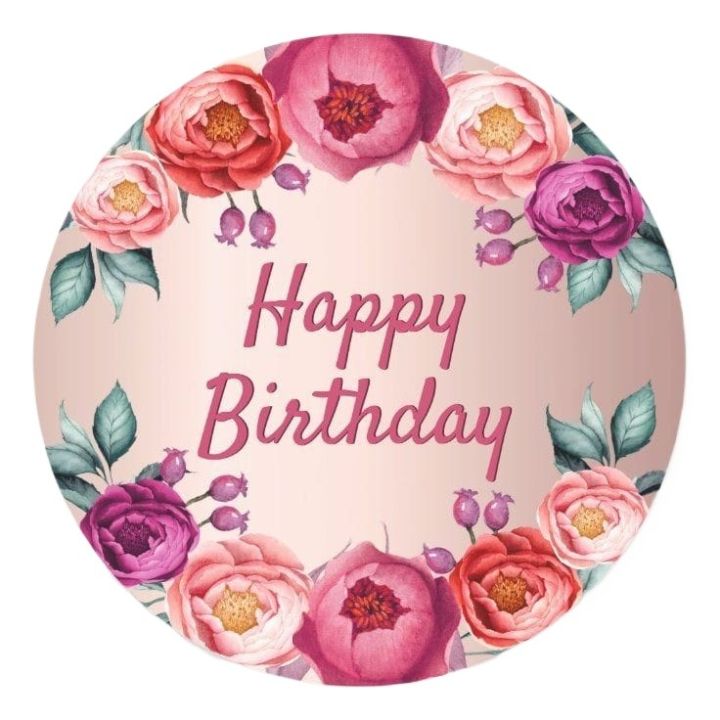 50 Pcs Happy Birthday Stickers