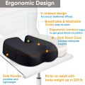 Coccyx Cushion for Tailbone Pain & Sciatica - Lower Back Pain (Pregnanc_y Pillow Seat Cushion) - Branded #FixOrtho. 