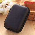 ENRG Storage Hard Case Cover For Carrying Earphone Earbuds Handfree SD Card Fast Charging Cable Charger USB  Wireless Mic Keys Other Mini Accessories Shape Pouch Zipper Fabric Saftey Mini Box Zip Cute Beautiful Travel Stylish. 