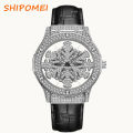 New Good Luck Comes Pentagram Watch Women's Diamond Waterproof Women's Light Luxury Minority Women's Watch. 