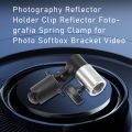 Photography Reflector Holder Clip Reflector Fotografia Spring Clamp. 