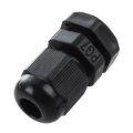 8 PCS PG7 Black Plastic Waterproof Cable Gland Connector 3-6.5mm. 