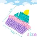 Cute Princess Castle Pop-it Large Size Stress Relieving Toy For Kids. 