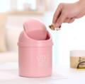 Portable Plastic Desktop Trash Garbage Cans Mini Table Trash Container Trash Bin Desk Organizer Kids Bedroom Clean Box. 