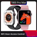 2023 Smartwatch T800 Pro Max IWO I8 Pro Max Smart watch Series 8 Answer Call Sport Fitness BluetoothPhone Call Custom Watch Face Man Boys Women Girls SmartWatchs for Men Smooth Full Touch Screen Sport Fitness Watch IP67 Waterproof For Android ios Men+box. 