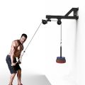 Home Gym Wall-mounted Cable Machine Attachments Workout Triceps Biceps Pulley System Fitness Pull Down Rope Equipment(AMBALA FITNESS). 