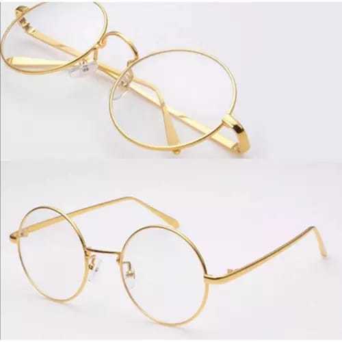 Round Frame Sun Glasses for Men Women Metal Frame Harry Potter Style Glasses For Girls Daraz.pk