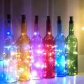 Cap Bottle Stopper LED String Fairy Lights Battery Box Copper Wire String Light For Festival Decor fairy lights, LED Battery Operated. 