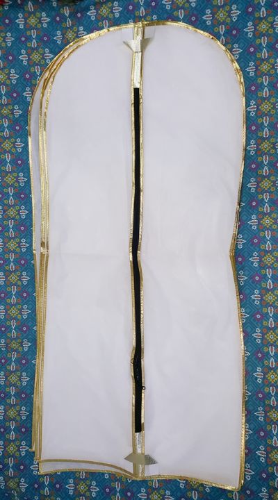 1 Piece - Hanging Bag for Dress - Garments Dust Proof Bags with Zip (56 x 22 inches)
