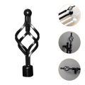 Curtain Rod End – Beautiful Finials – Elegance & Twisted Design - Pack of 2. 