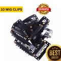 10 Wig Clips 10 Pieces/Set Black Hair Extension Clip 10 Wig Clips 10 Pieces/Set Black Hair Extension Clip. 