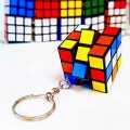 Pack of 2 Rubik Cube Puzzle Keychain | Pocket Magic Cube | Pocket Puzzle 3x3. 