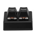 Programmable Keypad 2 Keys Copy Paste Red Switch USB C Connection Mini Mechanical Keypad for Gaming Office Media. 