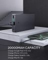 AUKEY (PB-N36) 20000 mAh Lightning AIPower Bank Turbo ReCharge , USB  Portable Charger, 2 Inputs & Outputs, Portable Charger for iPhone Pro / XS Max/XR / 8/7 / 6s, Xiaomi, Tablet, etc - Black. 