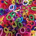 5pcs Stretchable Wristband Keychain Spring Flexible Spiral Elastic Band Bracelet Key Holder Ring For Sauna Gym Outdoor Sports. 