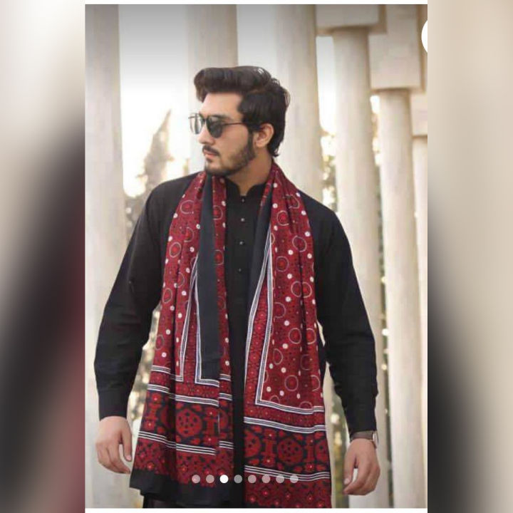 ajrak shawl for men