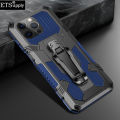 Phone case Redmi 12 Shockproof Armor Stand Holder with Metal Clip Mountaineering Back cover Mi Xiaomi Redmi12 case. 