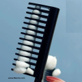 🖤 Heat Resistant Wide Tooth Comb for Curly & Thick Hair | Anti Breakage Detangler Comb for Men & Women. 