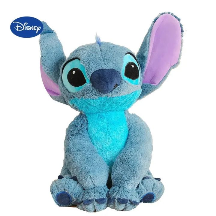 Lethe Ling Disney 60CM Plush Stuffed Toys Lilo Stitch Kawaii Cartoon Animal Cushion Pillow Doll Couple Girls BoyChristmas Gift peluches