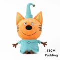 CGGJNUOH Genuine kid e cats Russian Три кота My Family Three Happy Cats Plush Doll Cookie Candy Pudding Anime Cat Doll Toy Kawaii Gift. 