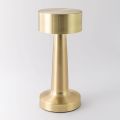 LED Table Lamp Modern Portable Cordless Rechargeable Touch Desk Lamps with USB Cord,3 Levels Brightness,Battery Powered Lamp,for Bedroom Bar Restaurant Outdoor Table Lamp (Gold). 