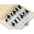 Hoteche 12 pcs 1/2 Inch Router Bit Set Shanks Tungste Carbide Rotary Tool Wood Case Box. 